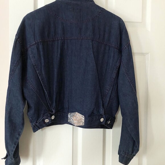 Lightly Embellished Short Denim Jacket - Picture 4 of 14